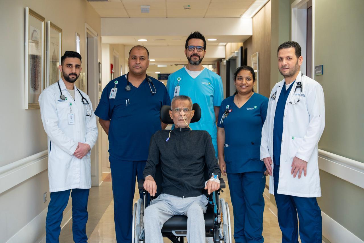 American Hospital Dubai's critical care unit cures a 76-year-old patient with a rare influenza complication
